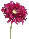 Pack of 12 Artificial Two-Tone Beauty Pink Gerbera Daisy Silk Flower Stems 24