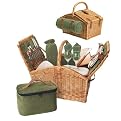 Somerset Basket Service for 2 - Sage Green