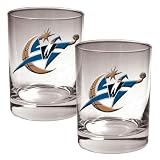 NBA Washington Wizards Two Piece Rocks Glass Set - Primary Logo