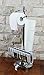 Toilet Paper Holder with Magazine Rack