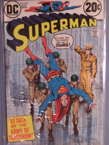  Superman Comic Book (Attack by the Army of Tomorrow, 265)