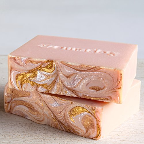 Luxury No 5 Type Organic Handmade Soap. All Natural with Cruelty Free Tussah Silk and Kaolin Clay. Cold Process.