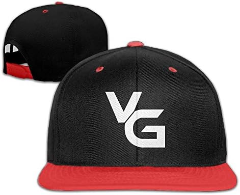 WYUZHEN Kid's Hoodini Vanoss Gaming VG Hip-hop Snapback Hat Caps Red