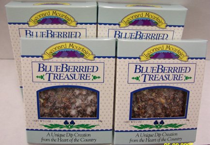 BlueBerried Treasure Fruit Dip - 4 Boxes by Leonard Mountain