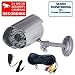 VideoSecu Day Night Vision CCTV Infrared Security Camera Built-in Audio Microphone 36 IR Leds with Camera Power Supply A97