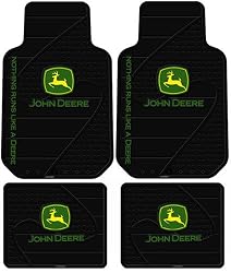 John Deere Factory Logo 4 Pc Floor Mats Set