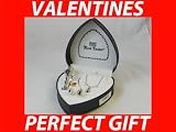 New Valentines Gift Mark Naimer Heart Watch, Earing, Bracelet & Necklace Set FREE Extra Battery
