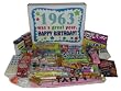 1963 50th Birthday Gift Basket Box Retro Nostalgic Candy From Childhood
