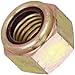 Steel Lock Nut, Zinc Yellow-Chromate Plated Finish, Grade 8, Right Hand Threads, Nylon Insert, 9/16