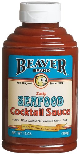 Beaver Brand Cocktail Sauce, 13-Ounce Squeezable Bottles (Pack of 6) by Horseradish Mustards
