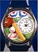 Baseball Silver Watch