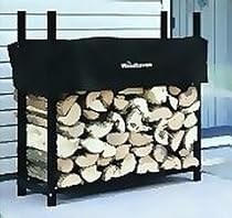 Woodhaven 4ft. Firewood Rack Outdoor w/ Standard Cover