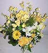 24" Dahlia, Daisy, Peony & Sweetpea Arrangement