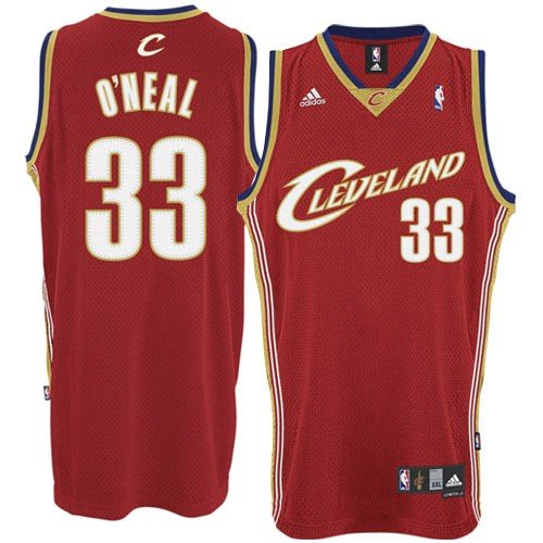 Adidas Cleveland Cavaliers Shaquille O'neal Swingman Road Jersey Large