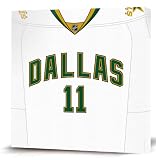 NHL Dallas Stars White Jersey Canvas Print (20 x 20)