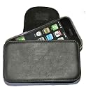 Black Prima iPhone 2G or 3G Prima Select Premium Leather Lateral Case