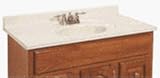 37in. x 19in. Cultured Marble Vanity Top