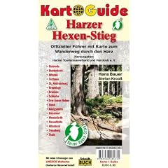 KartoGuide Harzer Hexen-Stieg 1 : 30 000: Offizieller F�hrer mit Karte zum Wanderweg durch den Harz