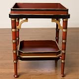 Asian Side Table with Removable Trays