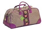 Vera Bradley Frill YTB (You're the Best) Duffel Bag in Purple Punch