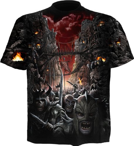 Spiral - Mens - DEVILS PATHWAY - Allover T-Shirt Black