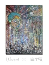 WishKid x 8&9 Acrylic Mixed Media on Canvas Painting Large "On My Own"