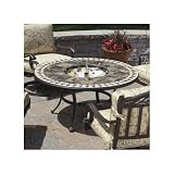 48 Beverage/Fire pit Chat Table Top, Base and Accessories Kit by Alfresco Home - Metal (21-64818)