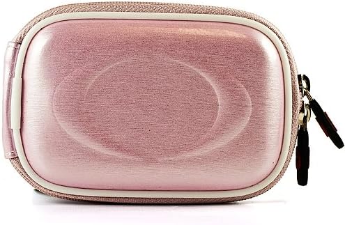 VG Slim Travel Edition Semi Hard Case w/ Removable Carbineer (Metallic Pink EVA) for Samsung WB30F / DV150F / ST150F / ST76 / ST200F / ST66 / DV300F / MV800 / ST93 / ST90 / ST65 / ST30 / ST95 / ST700 / PL170 / PL210 / PL120 / WB210 / SH100 / WB700 / PL200 / TL350 / WB2000 / AQ100 / WP10 / TL210 / PL150 / TL205 / PL100 / ST80 / ST100 / TL225 / ST550 / CL5 / PL10 / SL202 / PL50 / SL30 / ES15 / SL102 / ES55 Point & Shoot Digital Cameras + SumacLife TM Wisdom Courage Wristband
