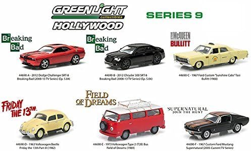 Hollywood Series 9 1:64 Scale Die-Cast Metal Vehicles Set of 6 by Hollywood Series 8