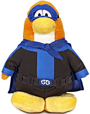 Disney Club Penguin 6.5 Inch Series 12 Plush Figure Shadow Guy {Version 3} [Includes Coin with Code!]