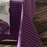 Sun Garden 10121066 20461-35 Tisch-Decke 130 x 180 Dessin Streifen lila