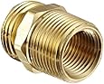 Dixon BA Series Brass Fitting, Adapter, GHT Male x NPTF Male
