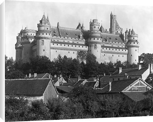 Canvas Prints of Chateau de Pierrefonds from Country Life 