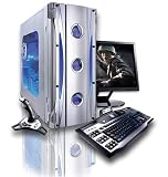CybertronPC X-Cruiser 4000+ Silver, AMD Athlon 64 X2 4000+ (2.1GHz), 2GB DDR2, 250GB HDD, 18X Dual Layer DVDRW Drive, Dual nVidia GeForce 256MB 7300GT Cards in SLI Configuration, 600 Watt Power Supply, MS Windows Vista Home Basic Edition, 1 Year Parts & Labor Warranty