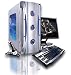 PC Hardware : CybertronPC X-Cruiser Q6700 Silver, Intel Core 2 Quad Q6700 2.66GHz, 4GB DDR2, Dual 500GB HDD (Raid 0), 18X Dual Layer DVD±RW, Dual ATI Radeon 512MB HD2600XT Video Cards (Crossfire), 600 Watt Power Supply, MS Windows Vista Ultimate 64 Bit Edition, 1 Year Parts & Labor Warranty