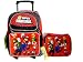 Mario Luigi Large Rolling Backpack and Matching Lunch Tote Bag Set - Full Size Rolling Backpack and Lunch Tote Bag