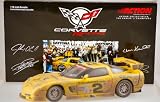 Action - Corvette Racing - C5-R Corvette - 2001 #2 Corvette Raced Version - RARE - 1:18 Scale Die Cast - Johnny OConnell / Chris Kneifel / Frank Freon / Ron Fellows - GM Goodwrench Service PLUS - 1 of 8748 - Limited Edition - Collectible