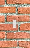 Brick Wall Look Pattern Decorative Switchplate Cover