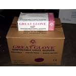 1000 Disposable HD Vinyl Gloves Powder Free [Large]