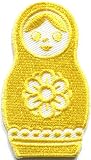 Russian Matryoshka Babushka Babooshka Nesting Doll Applique Iron-on Patch S-317 Free Shipping