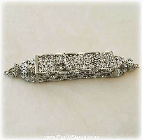 LIMITED EDITION CHAI Swarovski Crystals Mezuzah 4