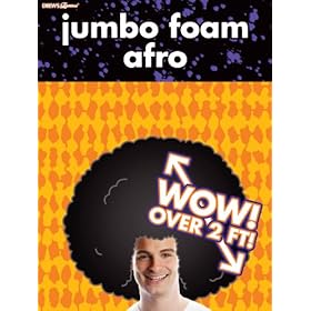  Giant Foam Afro Costume Hat