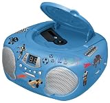 Produkt-Bild: Bigben CD38 Tragbares Radio mit CD-Spieler - Kids inkl. 250 Sticker blau