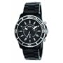 Fossil Men's CH2623 Black Plastic Bracelet Black Analog Dial Chronograph Watch