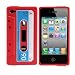 Classic Cassette Silicone Case Skin for Iphone 4 4th 4g