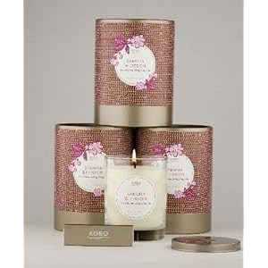 Sakura Blossom, KOBO Pure Soy Candle with Cylindrical Gift Box from the Origami Collection