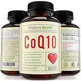 CoQ10 Cardiovascular Health in Softgels. Best Anti-Oxidant & Anti-Aging! 100% All Natural & Non-Gmo for a Healthy Brain, Heart, Blood Pressure, Digestive & Immune System. Made in the USA