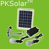 from PKSolar PK Solar Home Lighting System For Shed Caravan Garage With Battery Backup