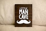 Wood Sign Home Decor Little Man Cave | Baby Boy Shower Gift | Boy's Room Decor | Baby Gift | Gift For Her | Gift For Him
