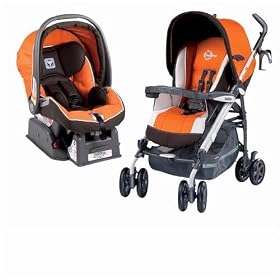 Peg Perego P3 Travel System with Free Diaper Bag - Papaia